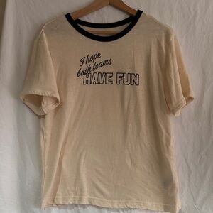 Maeve x Anthropologie I hope both teams have fun tee